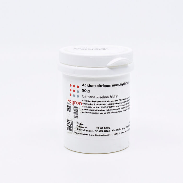 Limunska kiselina (Acidum citricum monohydricum) - Slika 1