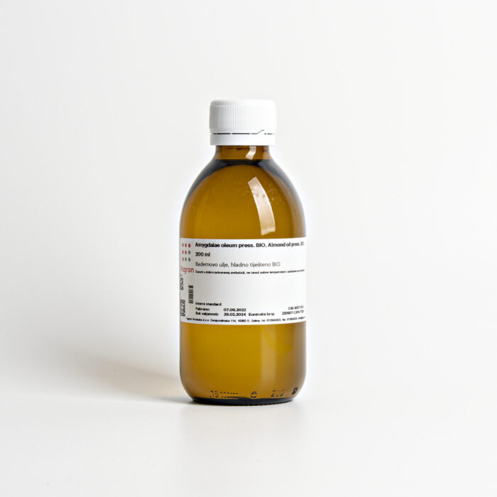 Bademovo ulje hladno tiješteno BIO (Prunus amygdalus) 900 g AKCIJA - Slika 1