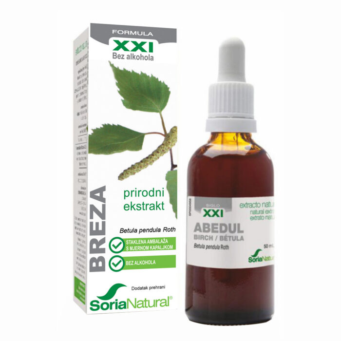 Breza ekstrakt bez alkohola Soria 50 ml - Slika 1