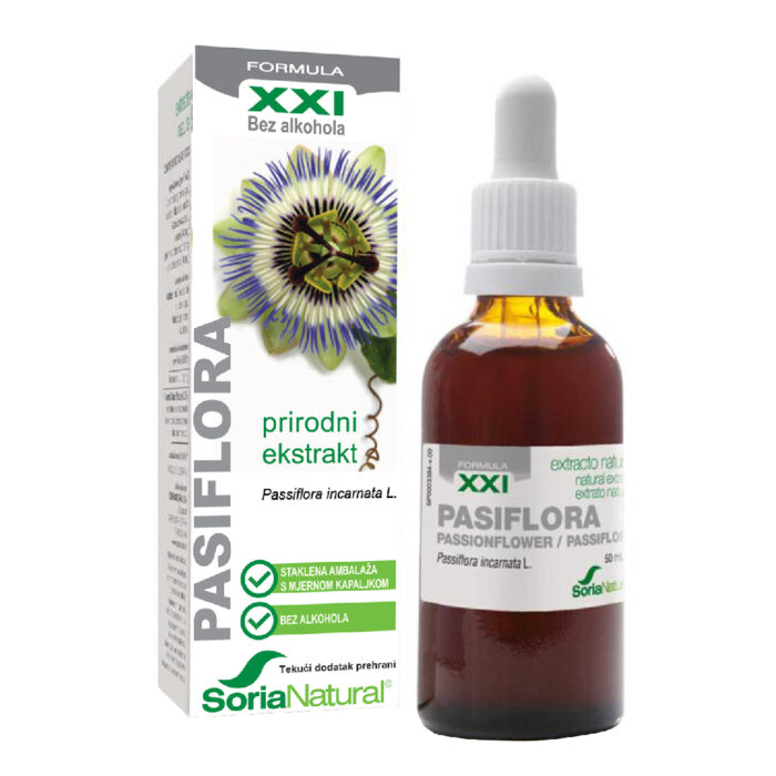 Pasiflora Ekstrakt Bez Alkohola Soria 50 ml - Slika 1