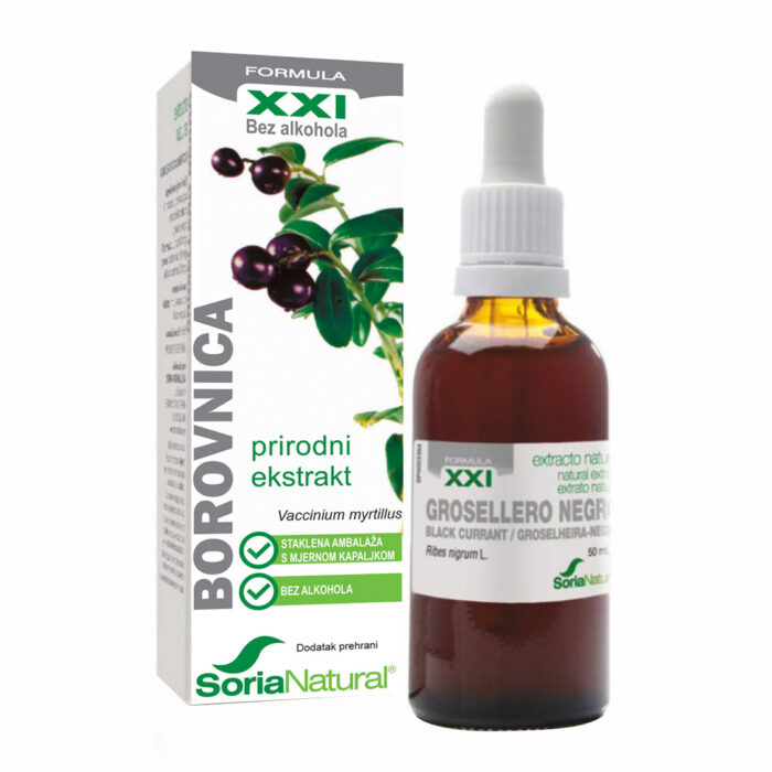 Borovnica ekstrakt Bez Alkohola XXL 50ml SORIA - Slika 1