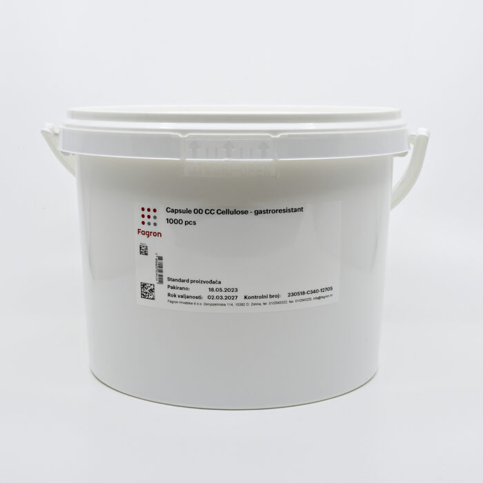 Kapsula 00 CC Celulozna - gastrorezistentna - Slika 1