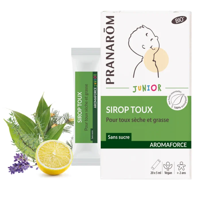 Aromaforce BIO sirup protiv kašlja Junior 20 x 5 ml Pranarom - Slika 1
