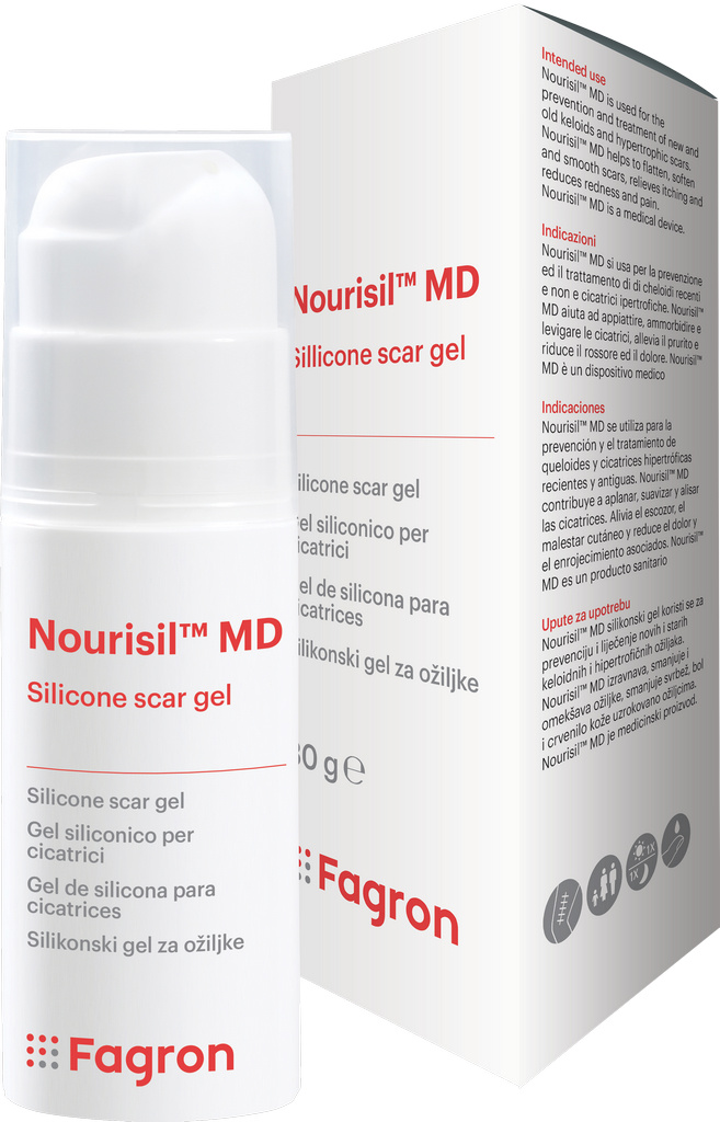 Nourisil MD - gel za ožiljke sa vitaminom E Nourisil MD - gel za ožiljke sa vitaminom E 30 g - Slika 1